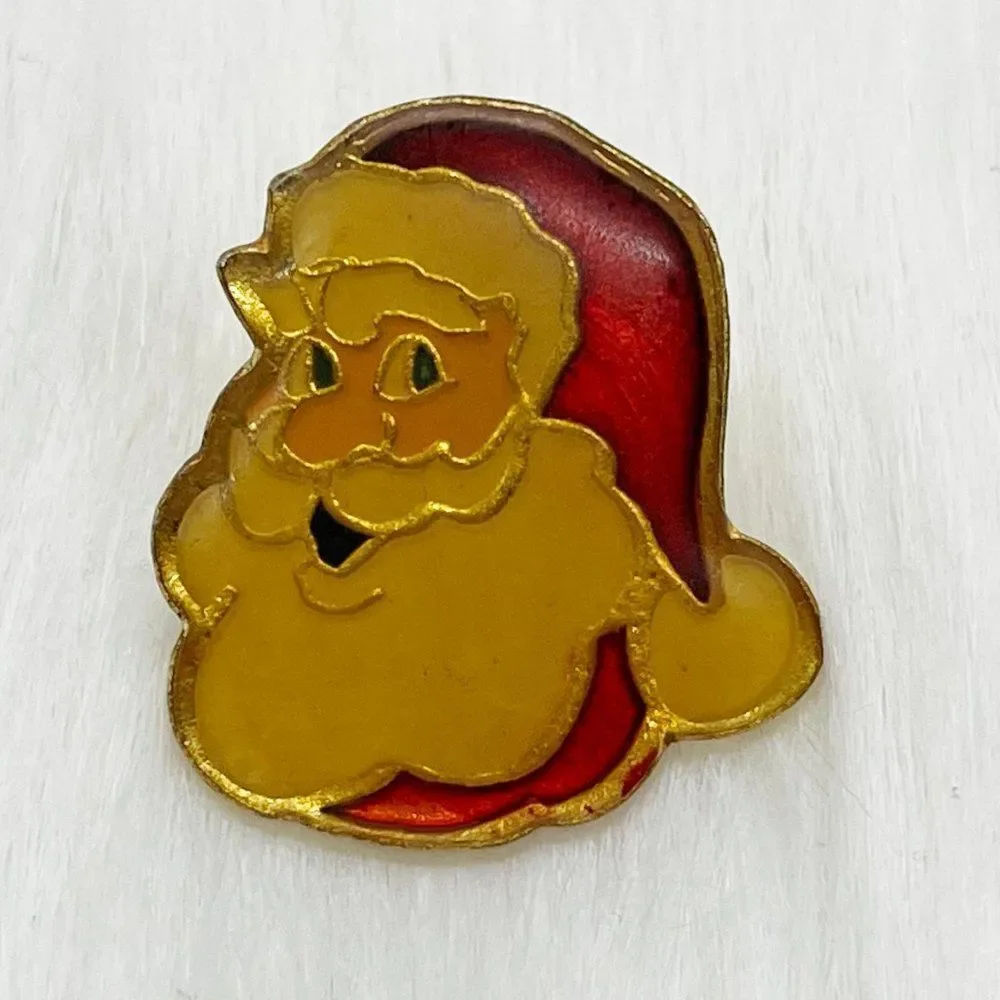 🔮 5/$25 Vintage Santa Claus Pin